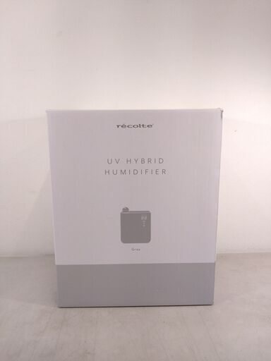 【展示品・使用感あり】レコルト UVハイブリッド式加湿器 ホワイト RHF-1(WH)　季節家電 乾燥 花粉
