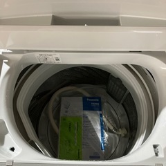 ロ2404-459 Panasonic 全自動電気洗濯機 6kg NA-F 6B1 2022年製
