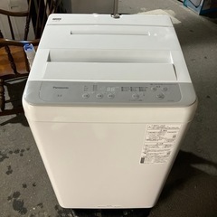 ロ2404-459 Panasonic 全自動電気洗濯機 6kg...