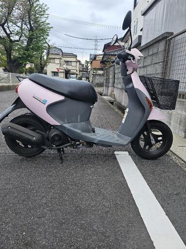 値下げ　原付　スズキ　レッツ4ピンク　低燃費