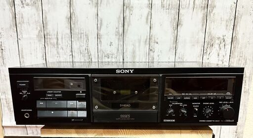 SONY　カセットデッキ　TC-K555ESX オーディオ機器