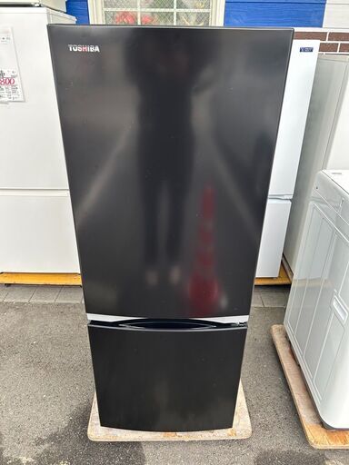 冷蔵庫 東芝 GR-S15BS 2021年製 150L れいぞうこ【安心の3ヶ月保証★送料に設置込】自社配送時代引き可＊現金、クレジット、スマホ決済対応＊