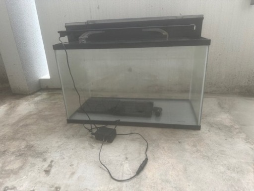 60センチ水槽2個、濾過装置、LEDライト