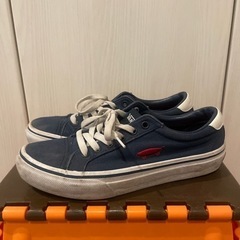 VANS ネイビー　スニーカー　24くらい