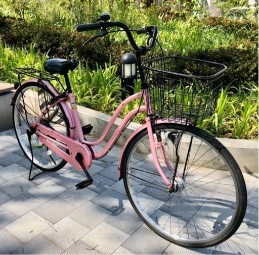 LUCIOUSラシャス 自転車　26 インチ　オートライト　東京