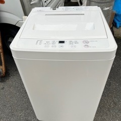 【取付無料】可愛い😍無印良品　4.5kg 洗濯機