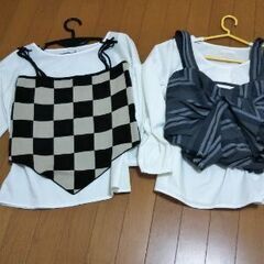 新品ブランド二点です【他洋服購入値下げ】