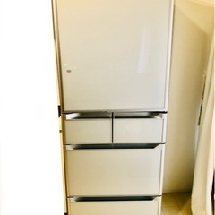 日立冷凍冷蔵庫5ドア 470L R-S4700Dクリスタルシルバー