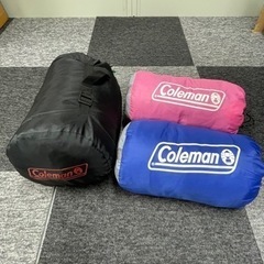 Coleman寝袋・シュラフ3点セット 