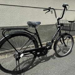 48）全車両格安販売‼️ 26インチ オートライト 変速付き ブラック