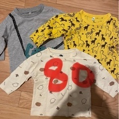 男の子用 80サイズ 薄手 長袖Tシャツ ベビー服