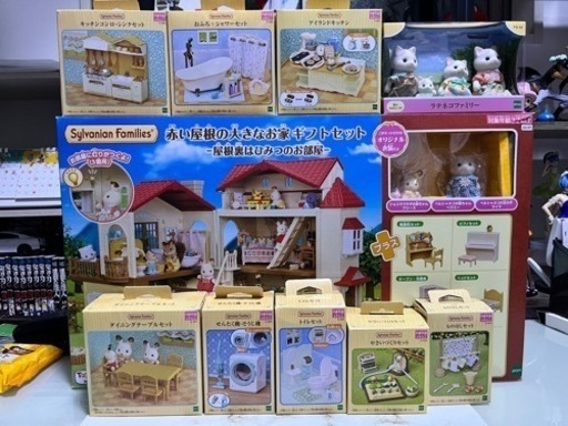 【まとめ売り10点】シルバニアファミリー　赤い屋根　トイザらス　ギフト　ラテネコ