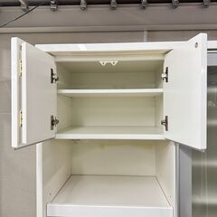 W 17095 松田家具 1枚スライドガラス扉キッチンボード ◇大阪市内・東 