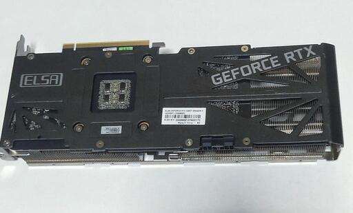 ELSA GeForce RTX3080ti 12GB 不動品 ジャンク グラボ グラフィックボード