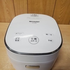 SHARP ジャー炊飯器　KS-CF05B-W 