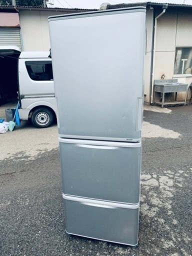 シャープ ノンフロン冷凍冷蔵庫SJ-W351C-S