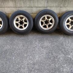 キャラバン、ハイエース等にアルミホイールセット195/80R15