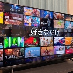 50V型 4K液晶テレビ 地デジチューナー付き TCL 50P615 【美品】50インチ 