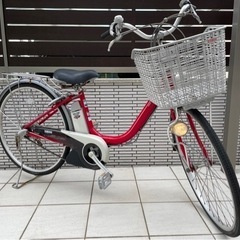 ヤマハ 電動アシスト自転車 26インチ PAS X231 レッド