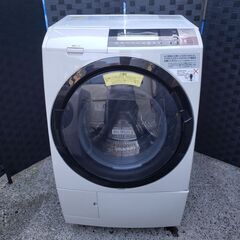 日立ドラム式洗濯乾燥機11kg/6kg BD-S8800L 温水...