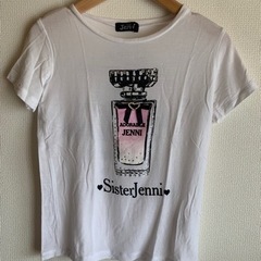 【Jenni】香水ビン　キラキラストーン入り　Tシャツ　140