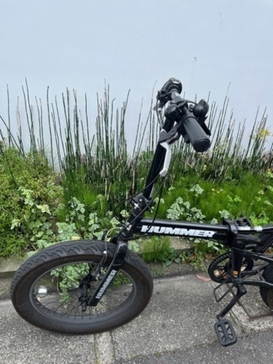 自転車 折りたたみ自転車FDB206FAT-BIKE ブラック HUMMER 折りたたみ