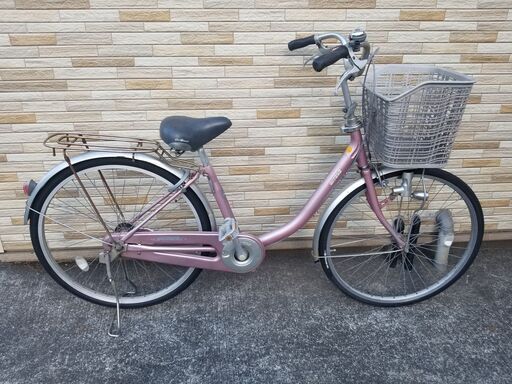 中古自転車変速無し 26インチ LEDブロックダイナモ 軽整備済み 防犯登録対応 町田市 相模原市 MM223