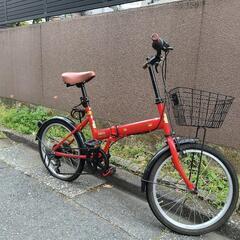 ジャンク品、折りたたみ自転車