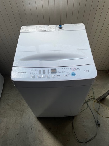 Hisense 2021年製洗濯機