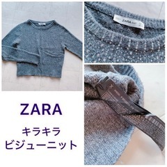 ZARA ビジューニット