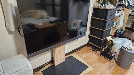【極美品】REGZA 50Z740XS タイムシフトマシンつき4K液晶テレビ+6TBハードディスク+壁寄せテレビスタンド