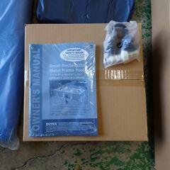 【愛品倶楽部柏店】未使用品　INTEX社製 超大型フレームプールセット　28281　450cm×220cm×84cm