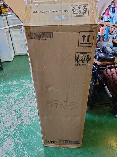 愛品倶楽部柏店】未使用品 INTEX社製 超大型フレームプールセット  