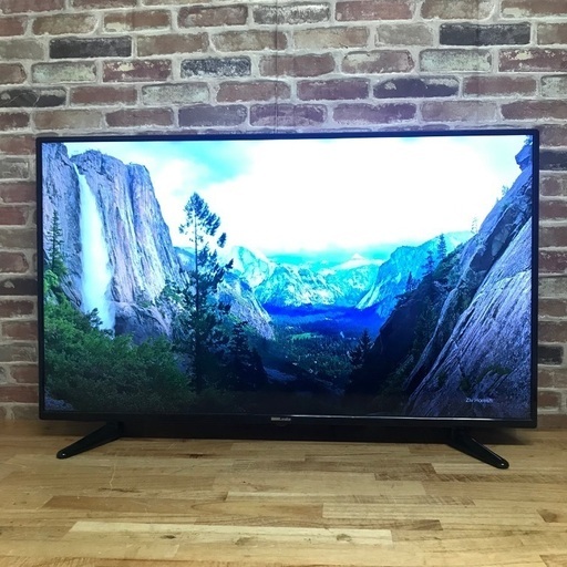 即日受渡❣️ 4K液晶50型モニタースピーカー内蔵Chromキャスト付ければネット動画21500円