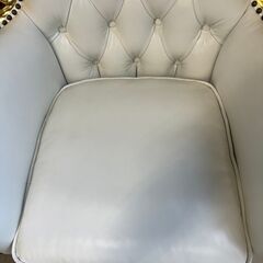 【送料無料】シンフォニー 1人用ソファ アンティーク調 革張り おしゃれ