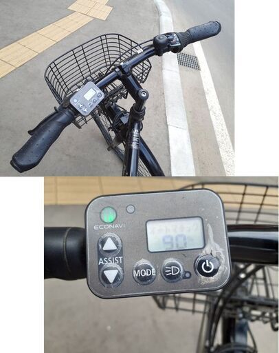 パナソニック 電動アシスト自転車  7段変速 ブラック カゴ付き ベロスター  BE-ELVS77B 8.0Ah VELOSTAR Panasonic 札幌市 平岸店