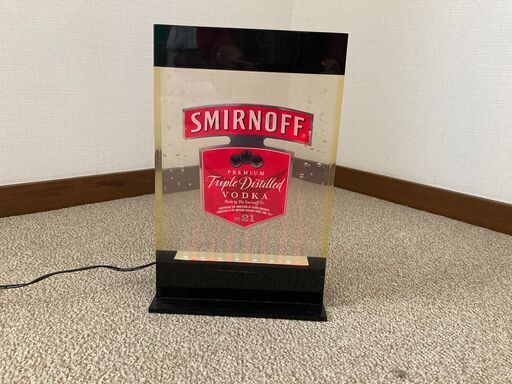 スミノフ 「電飾サイン」約20年前のノベルティグッズ