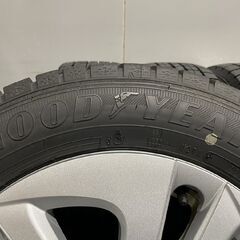 【GOODYEAR ICENAVI7 195/65R15】スタッドレス【TOYOTA 50プリウス 純正ホイール 15インチ 6.5J5HPCD100+40】22年製 バリ溝　(MTJ506) クレジットカード QRコード決済可能