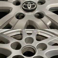 【GOODYEAR ICENAVI7 195/65R15】スタッドレス【TOYOTA 50プリウス 純正ホイール 15インチ 6.5J5HPCD100+40】22年製 バリ溝　(MTJ506) クレジットカード QRコード決済可能