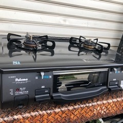 福岡市内配送無料 LPガス用 Paloma(パロマ) ガステーブル 水あり片面