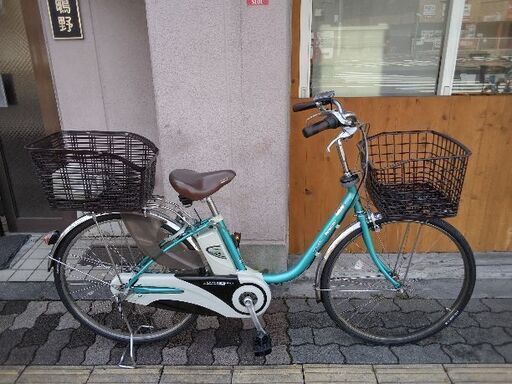 [Panasonic] ViVi(ビビ)26吋 電動アシスト自転車 8.9Aバッテリー+充電器(ターコイズ)