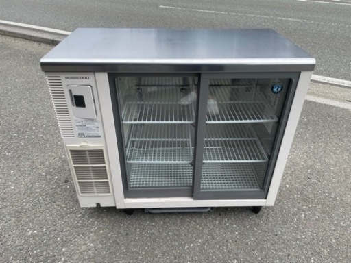 ■中古品 ホシザキテーブル形冷蔵ショーケース RTS-90STD 2021年 900ｘ450ｘ800ｍｍ 128Ｌ 動作問題なし■