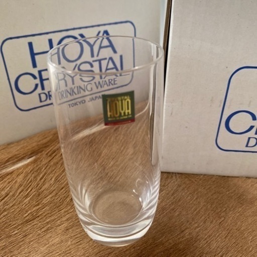 新品 \nビールグラス　HOYA クリスタルグラス