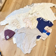 赤ちゃんの服や肌着のセット　50〜70サイズ