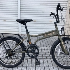 【ネット決済・配送可】【20インチ自転車】美品❗️JEEP製　外...