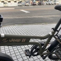 【20インチ自転車】美品❗️JEEP製　外装6段変速　リヤタイヤ、チェーン新品❗️前後キャリア付　若林自転車　膳所店　SALE中❗️