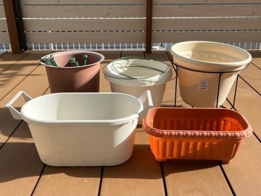 プランター　植木鉢　5個セット　生活雑貨 家庭用品 ガーデニング