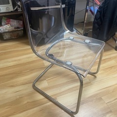 IKEA 透明 椅子 オシャレ