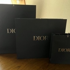 Dior ショッパーバック x 3 