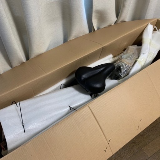 新品 未組立 電動アシスト自転車 ホワイト Cosmowave Bicycle A5